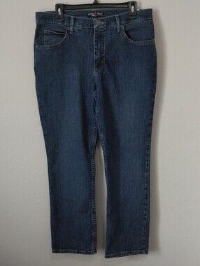 Riders by Lee Women's Straight Leg Jeans - Dark Blue